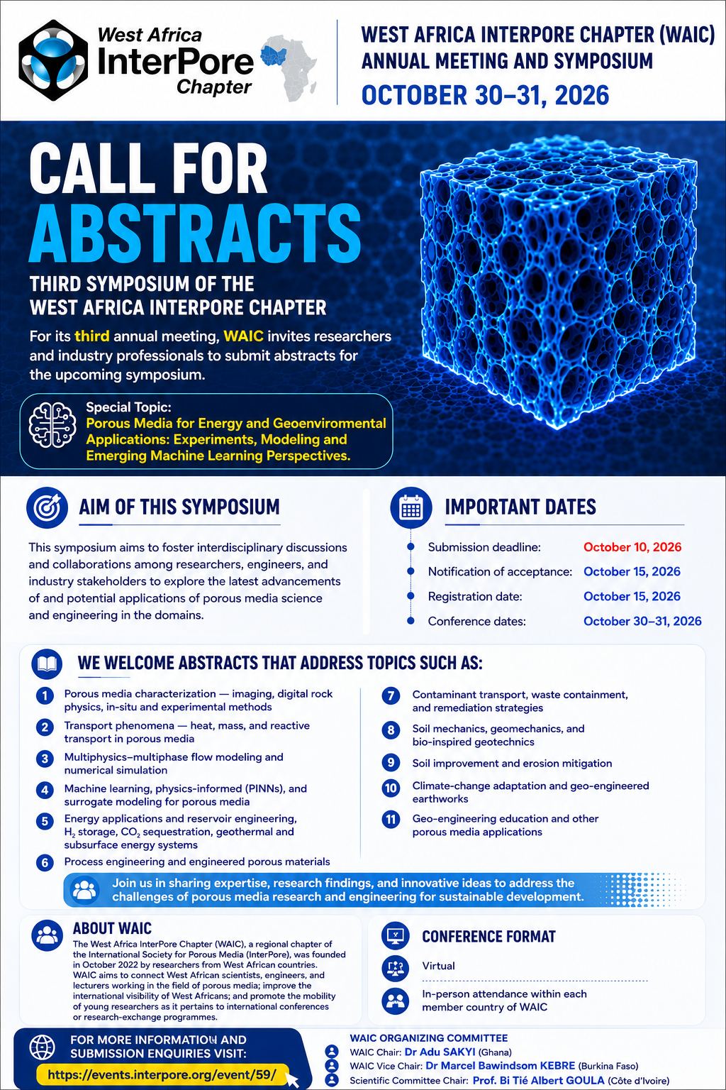 WAIC Symposium 2026 flyer