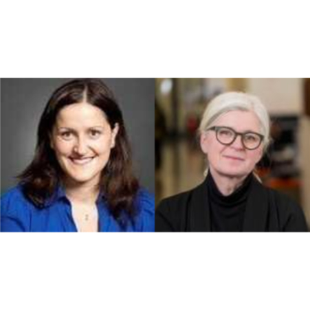 portraits of two conference course leaders