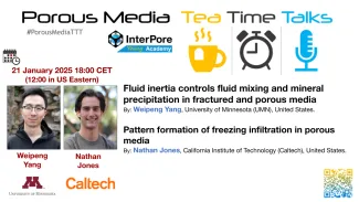 Next Porous Media Tea Time Talk