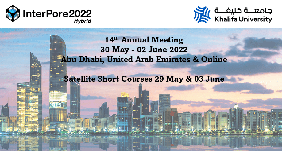 Abu Dhabi Banner 14c Conference 2022 1 - InterPore2022: Minisymposium in honor of Prof. Sjoerd van der Zee
