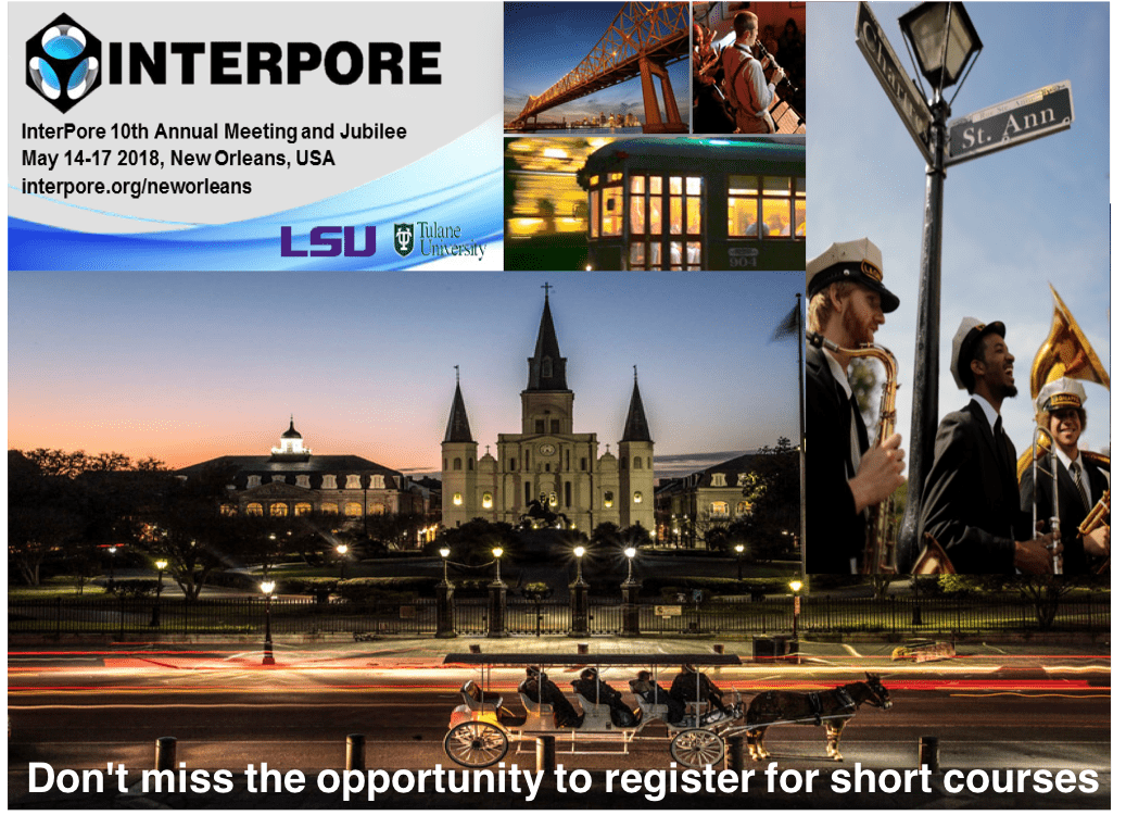 banner - InterPore 2018: Short course registration