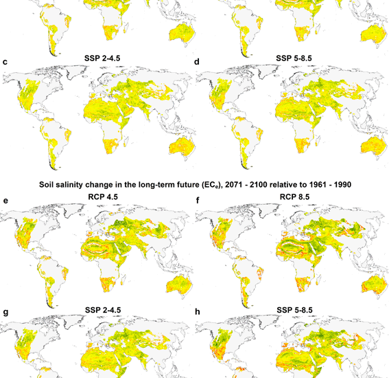 Hassani et al 2021 - Global Predictions of Primary Soil Salinization Under Changing Climate in the 21st Century