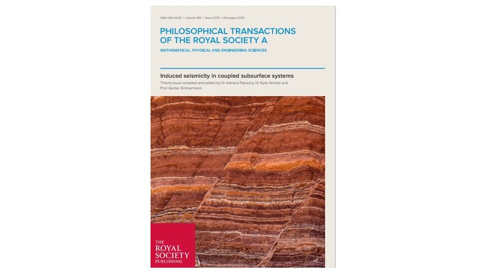 phil transaction - Special Issue Philosophical Transactions A: ‘Induced Seismicity in Coupled Subsurface Systems’